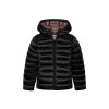 12COAT 8J: Black Puffa Coat (3-8 Years)